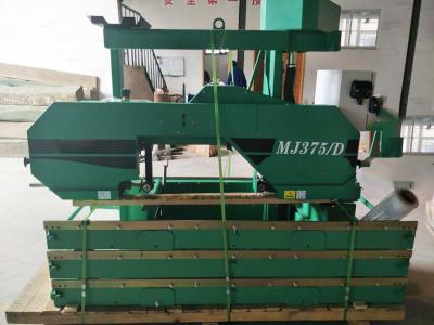 China O tipo bonde serração horizontal automática de MF375/D da faixa para a eficiência de funcionamento alta do corte de madeira jejua entrega à venda