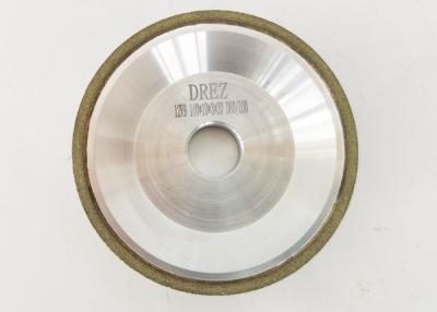 China 12v9 100mm*10mm*3mm*20mm D80/100 Resin Bond Gringing Wheel / Diamond Resin Bond Grinding Wheel for sale