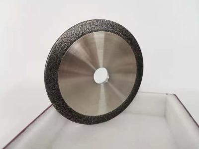 China 6mm Thickness Double Layer CBN Diamond Wheel Round Shape 125MM * 6MM * 20MM for sale