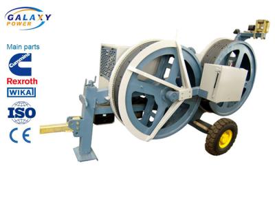 China 5T Transmission Line Equipment Hydraulic Tensioner Machine With 1300/1500mm Bull Wheel for sale