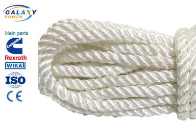 China Braided Pilot Rope 6-20mm Anti Static 7.5-65kN Breaking Load Standard Length 1000m for sale