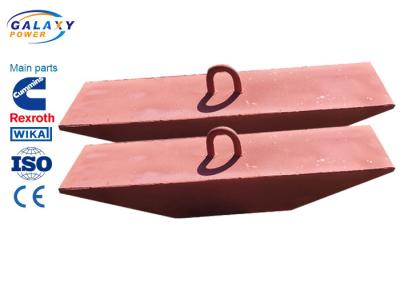 China Ship Type Transmission Line Accessories Ground Anchor Weighting 22.5kg-55kg Anti - Rust Paint for sale