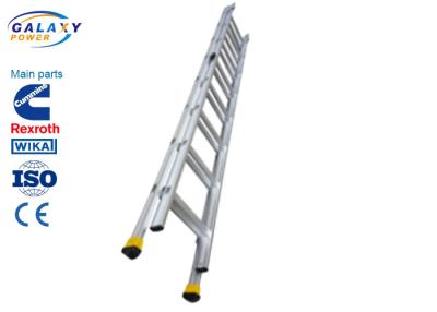 China Aluminium Alloy Telescopic Ladder Tranmission Line Accessories with Hook Rung 2×8 to 2×13 Steps for sale