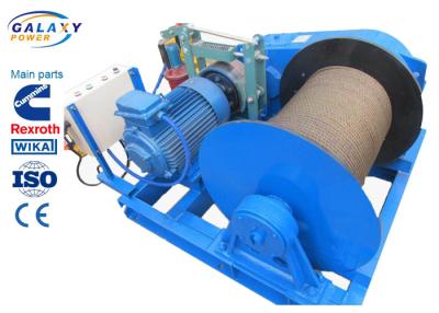 China Electronic Control Power Line Stringing Equipment Slow Speed Winch Lifting Road Bridge Installation for sale
