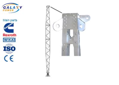 China Easy Maintenance Luffing Tower Crane 0.8T Rated Loading Capacity Custom Color for sale