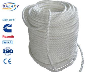 Chine Nylon 6mm 7.5kN de polyester de corde de pilote de fibre synthétique cassant l'OEM de charge admis à vendre