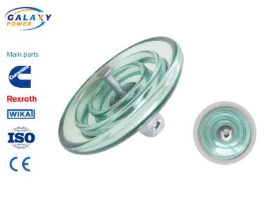 China Isolador de vidro de pouco peso do disco, isoladores de vidro da linha elétrica da resistência de corrosão à venda