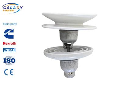 China Standard Anti-pollution Suspension Porcelain Insulators Overhead Line Power Accessories for sale