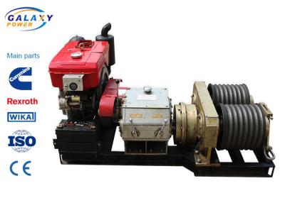 China Underground Cable Laying Equipment 18kw Cableway Puller For Stringing Equipment for sale