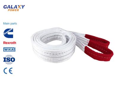 China Safety Factor Polyester Webbing Sling , Woven 10 Ton Flat Webbing Sling High Strength for sale
