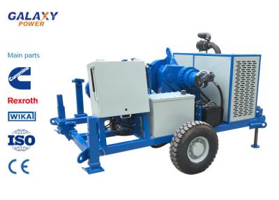 China ISO Blue Color Underground Machine 49.2hp 100kN Hydraulic Puller for sale