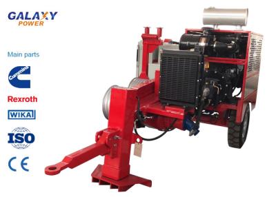 China GS90 Cummins Engine Hydraulic Pipe Puller , Hydraulic Tube Puller Red Color for sale