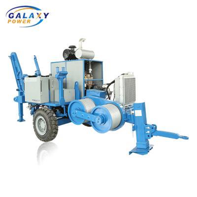 China 440kw 590hp Overhead Transmission Line Equipment 380KN Hydraulic Pullers for sale