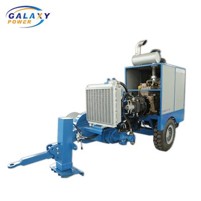 China Max Intermittent Pull 150kN Hydraulic Puller Machine Max speed 5km / h for sale