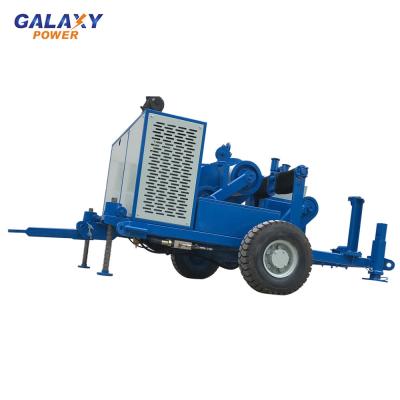 China 49.2HP 100KN Underground Cable Pulling Equipment Hydraulic Puller Machine for sale