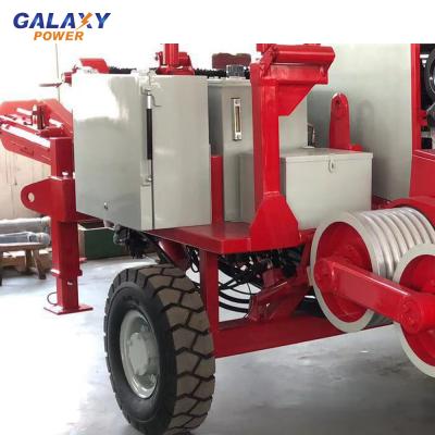 China Max Intermittent Pull 90KN Cable Pulling Equipment Diesel 118kw 158hp for sale