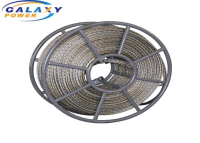 China 18mm 200kN Galvanized Steel Anti Twist Wire Rope With 6 Squares for sale