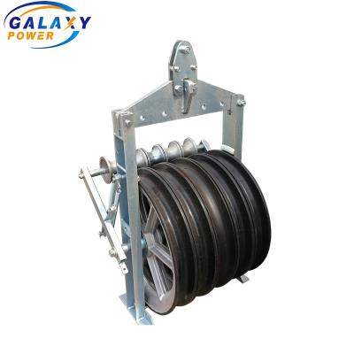 China Transmission ABC Five Wheels Size 5X508X75mm Nylon Wheels Pulley Block for sale