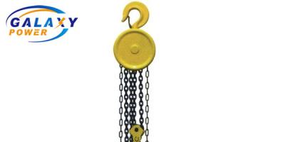 China 10T Alloy Structural Steel Lifting Chain Hoist Load 125KN Lifting Height 3m for sale