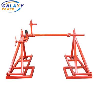 China 4 Tons Mechanical Cable Drum Jack Transmission Line Accessories Cable Drum for sale