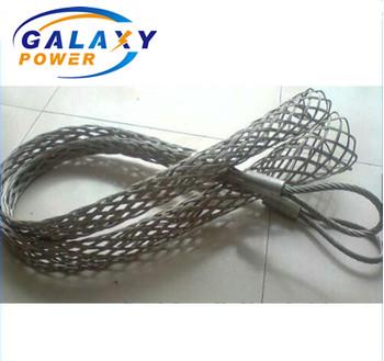 China Cable Sleeve Connctor Mesh Sock Joints 60KN Overhead Line Hardware for sale