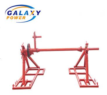 China 8Ton Mechanical Reel Elevator Cable Drum Stands Transmission Line Tool for sale