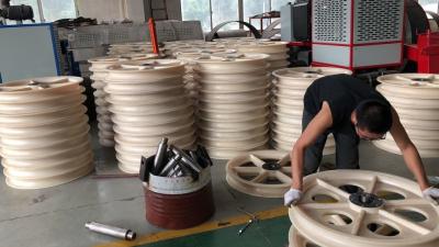 China Linha de nylon ferramenta de Pulley For Quad ConductorTransmission do condutor do pacote da roda cinco do diâmetro 508x75mm à venda