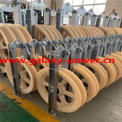 China Sola línea de nylon grande herramienta de Bundle Pulley Transmission del conductor del diámetro 916x110m m en venta
