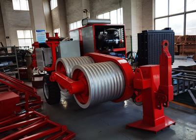 China 60kN Hydraulic Overhead Powerline Stringing Equipment 5km/H Pulling for sale