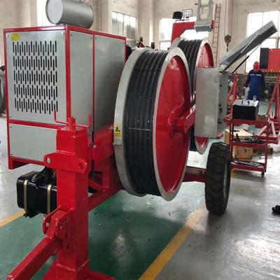 China 5 Grooves 1x40KN 4T Relese Conductor Wire Hydraulic Cable Tensioner Machine for sale