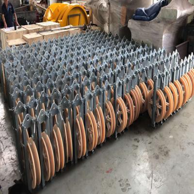 China Fernleitungs-Werkzeug-einzelner Bündel-Leiter Stringing Pulley Block zu verkaufen