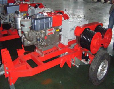 China guincho hidráulico diesel de 5t 50kn para o transporte à venda