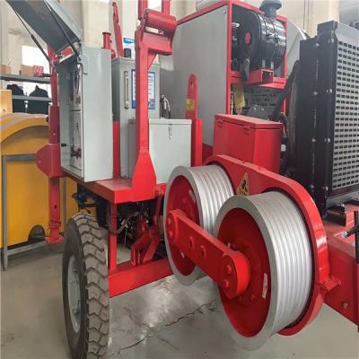 China SA-QY60 Diesel Bull-Wheel 6Ton Cable Pulling Stringing Equipment for sale
