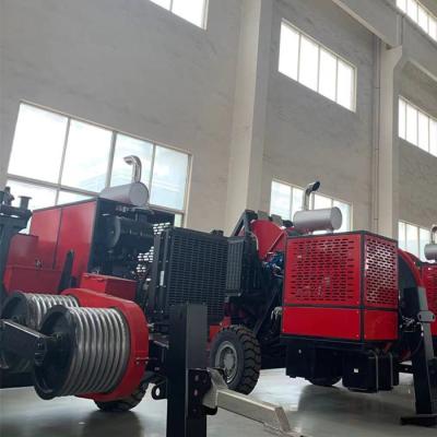 China 4 cabo hidráulico diesel do condutor 28T do pacote que puxa amarrando o equipamento à venda