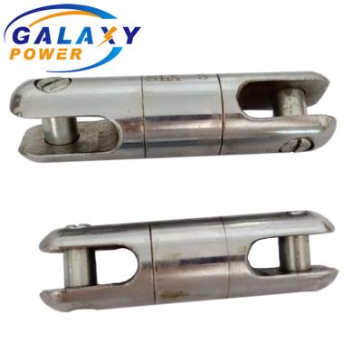 China Galvanized Steel Wire Transmission Line Tool Rope Connectors Swivel Joints 80kN Rated Load for sale