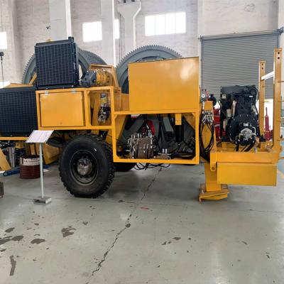 China Overhead Line 14Ton Hydraulic Brake ADSS Cable Tensioner Stringing Machine for sale