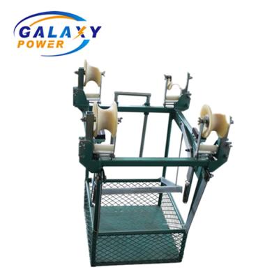 China Transmission Overhead Lines Bicycle Four Conductor Bundle Line Cart for sale