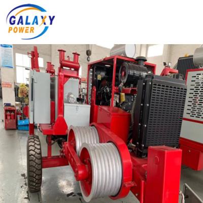 China Diesel 77kw 103hp 400mm Bull 4Ton Transmission Line Stringing Equipment for sale