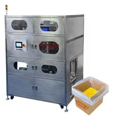 China Máquina de embalagem de margarina totalmente automática Equipamento de inserção de sacos à venda