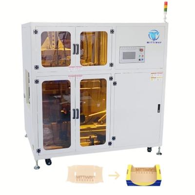 Chine Équipement de carton pliant entièrement automatique Machine de formage de plateaux ondulés à vendre