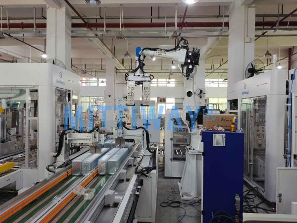 Quality Automatic Robot Bag Case Packer Adjustable Operating Speed for sale
