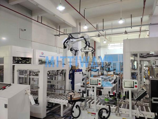 Quality Safety Robotic Case Packer Case Packer Machine Operations for sale
