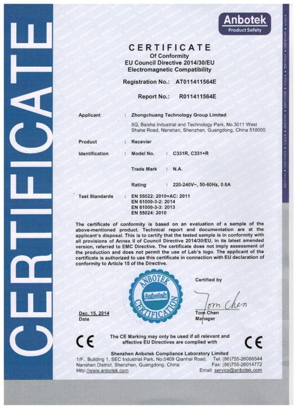 CE - LinkAV Technology Co., Ltd