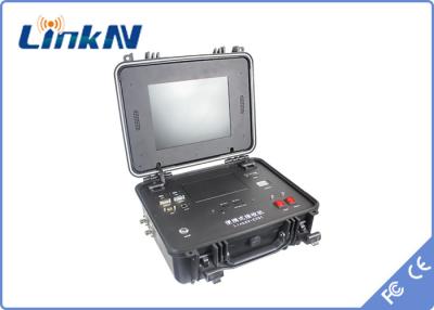 China IP65 Portable COFDM Video Receiver Battery Powered 4G & WiFi Diversity Reception in Pelican Case for sale
