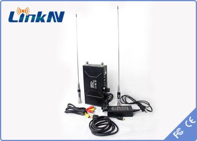 China Body-Worn Police Video Transmitter Long Range COFDM QPSK HDMI & CVBS AES256 Encryption Battery Powered for sale