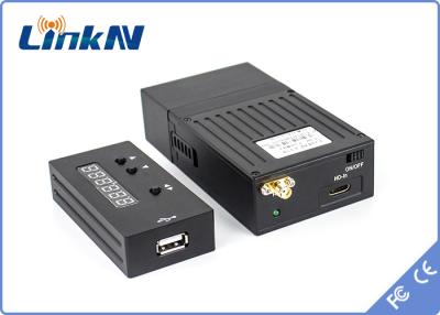 中国 スパイHDのビデオ送信機1km NLOS COFDMの低い遅れH.264の高い安全性AES256の暗号化200-2700MHz 販売のため