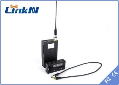 China Niedrige Verschlüsselung Polizei-Mini Video Transmitters COFDM der Verzögerungs-H.264 hohen Sicherheits-AES256 batteriebetrieben zu verkaufen