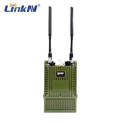 China Rugged IP66 MESH Radio Supports 4G GPS/BD PPT WiFi AES Encryption with Battery and LCD Indicator for sale