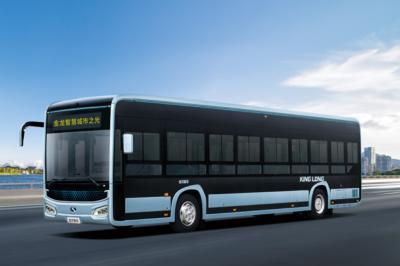 China KINLONG 5G Pure EV City Bus Electric Public Bus 12M 28 Seater for sale