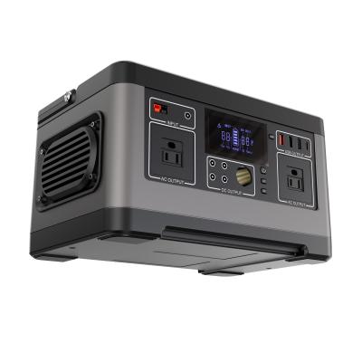 China Custom Lithium Generator Battery 520wh 500w Portable Power Station for sale